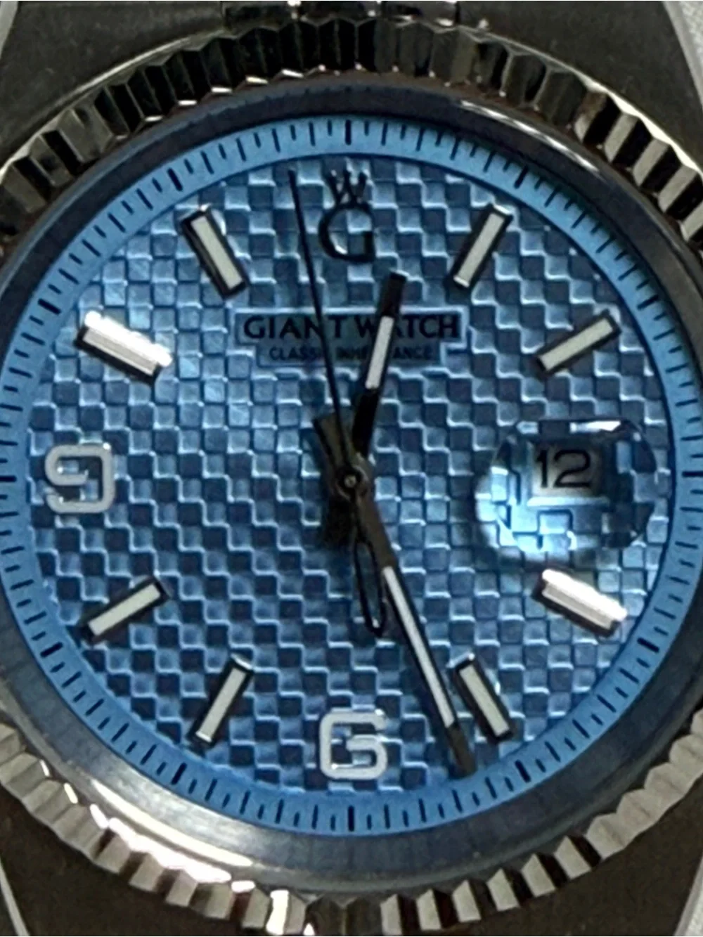Giant Watch Men's Stainless Steel Watch in Light Blue Dial